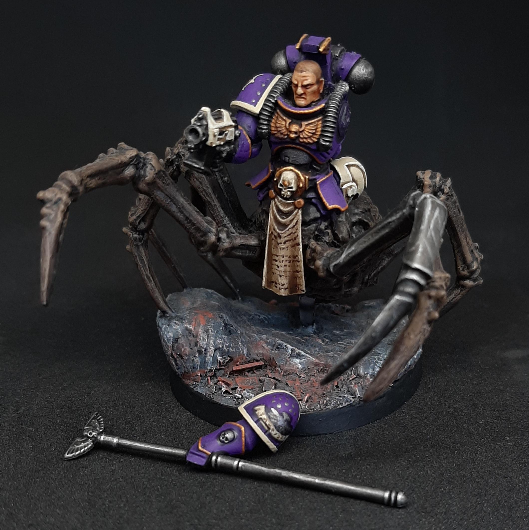 Adeptus, Astartes, Bone, Chalice, Commander, Drinkers, Force, Primaris, Psyker, Purple, Sarpedon, Seelentrinker, Soul, Space, Space Marines, Spider, Staff, Weapon