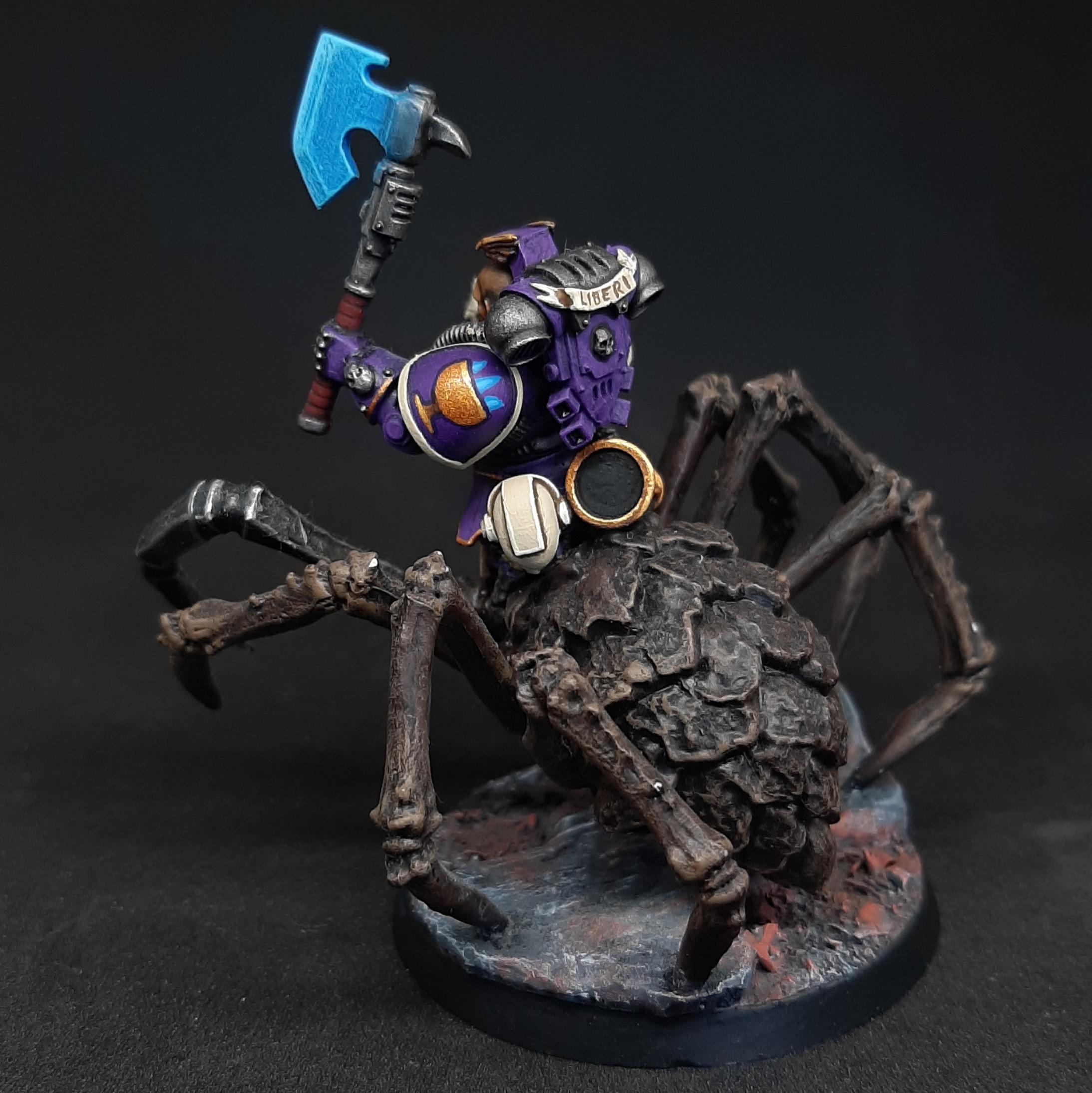 Adeptus, Astartes, Axe, Bone, Chalice, Commander, Drinkers, Force, Primaris, Psyker, Purple, Sarpedon, Seelentrinker, Soul, Space, Space Marines, Spider, Weapon