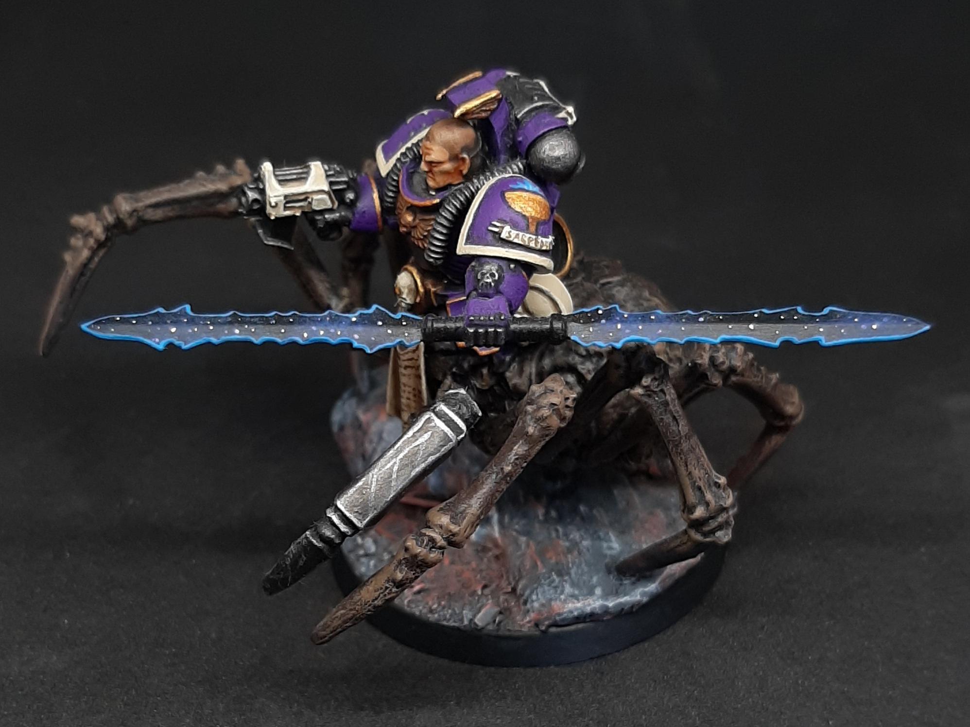 Adeptus, Astartes, Blade, Bone, Chalice, Commander, Drinkers, Primaris, Psyker, Purple, Sarpedon, Seelentrinker, Soul, Soulspear, Space, Space Marines, Spear, Spider, Twin, Void, Vortex, Weapon