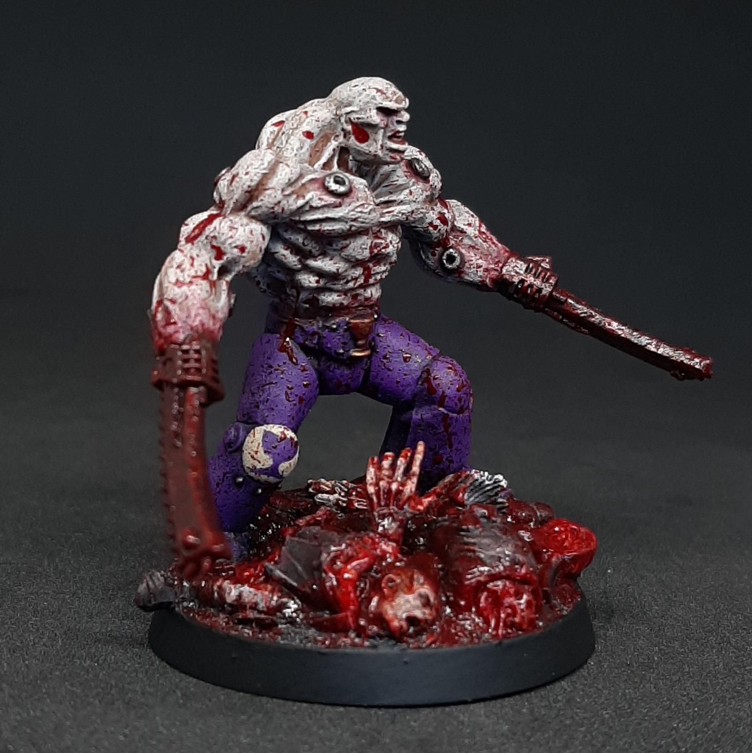Adeptus, Astartes, Blood, Bloody, Bone, Brutal, Chalice, Chaos, Drinker, Drinkers, Fallen, Gore, Primaris, Purple, Realistic, Seelentrinker, Sergeant, Soul, Space, Space Marines, Splatter, Tellos, Traitor