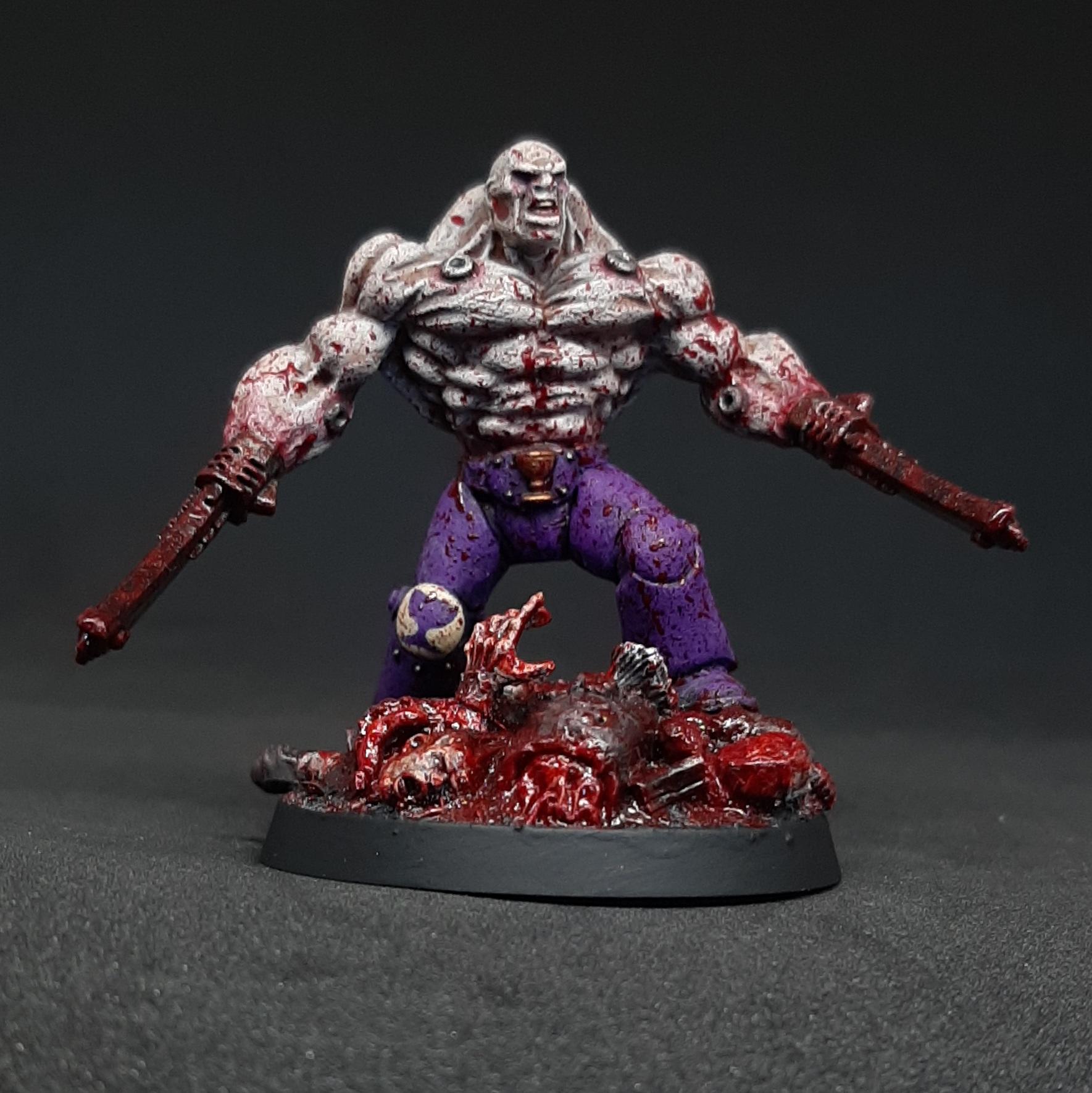 Adeptus, Astartes, Blood, Bloody, Bone, Brutal, Chalice, Chaos, Drinker, Drinkers, Fallen, Gore, Primaris, Purple, Realistic, Seelentrinker, Sergeant, Soul, Space, Space Marines, Splatter, Tellos, Traitor