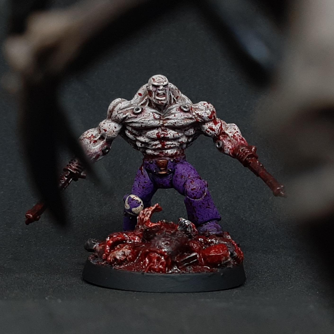 Adeptus, Astartes, Blood, Bloody, Bone, Brutal, Chalice, Chaos, Drinker, Drinkers, Fallen, Gore, Primaris, Purple, Realistic, Seelentrinker, Sergeant, Soul, Space, Space Marines, Splatter, Tellos, Traitor