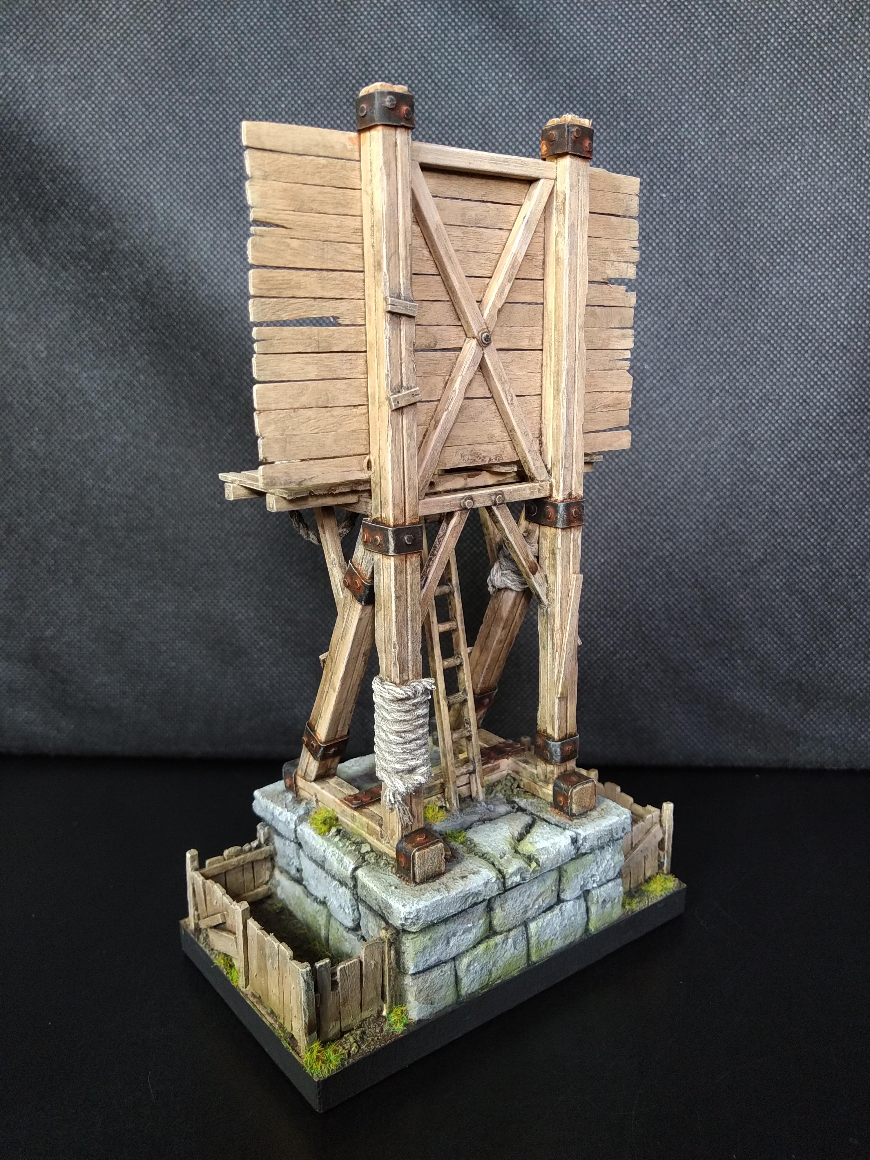 Blood Bowl, Painted, Score Board, Scratch Build, Stadium, Terrain