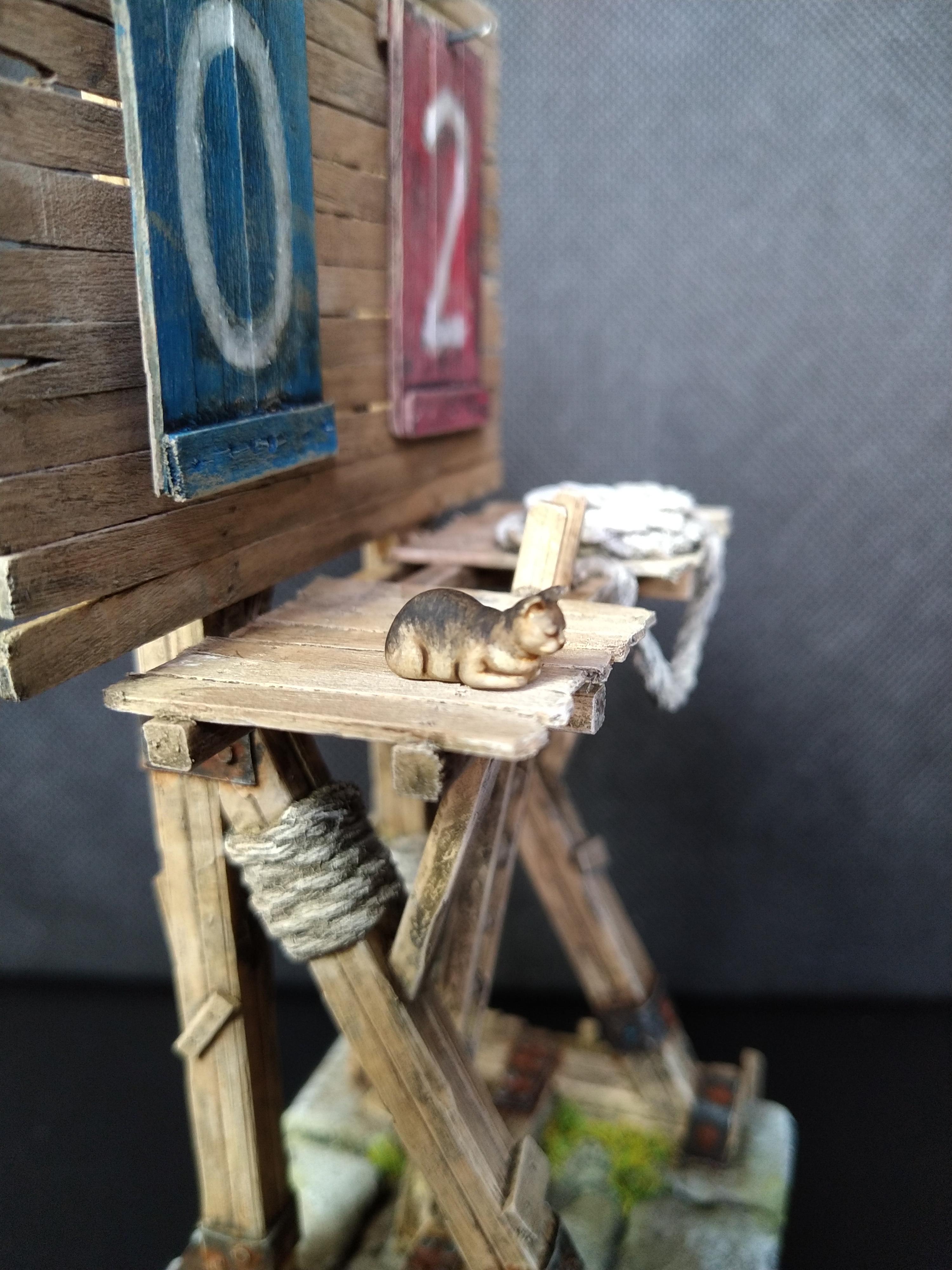 Blood Bowl, Painted, Score Board, Scratch Build, Stadium, Terrain