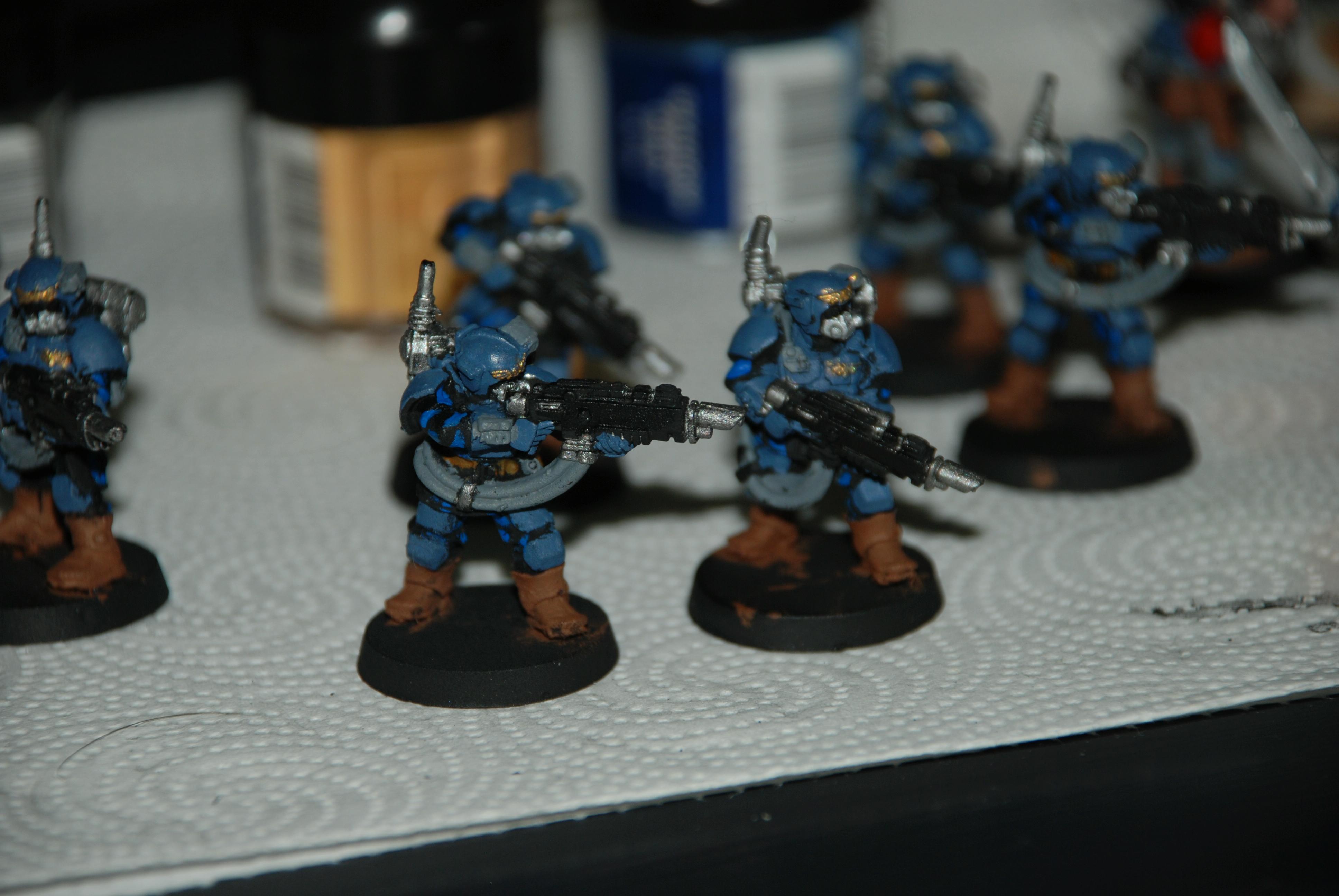 Imperial Guard, Storm Troopers, Warhammer 40,000 - i like the blue
