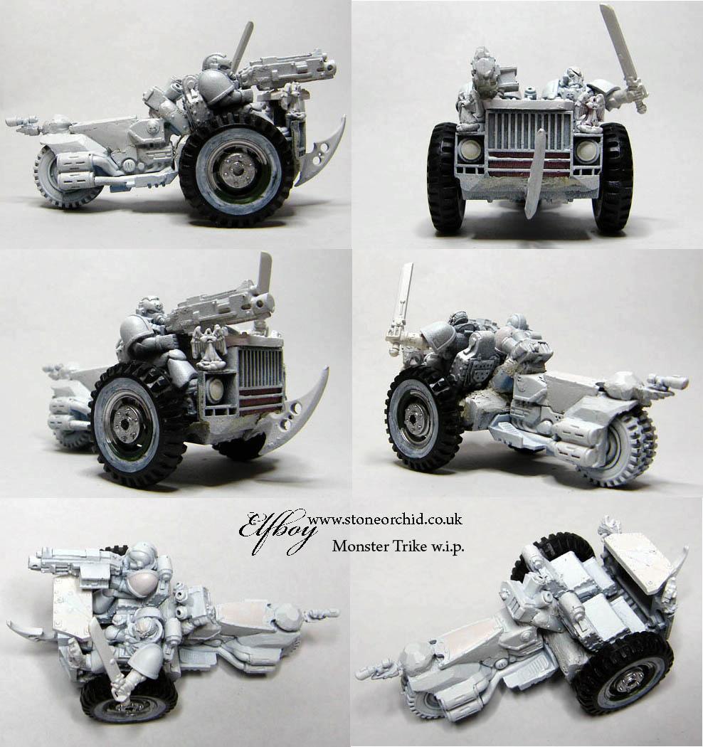 Chaos Conversion Cult Of Noise Slaanesh Trike Warhammer