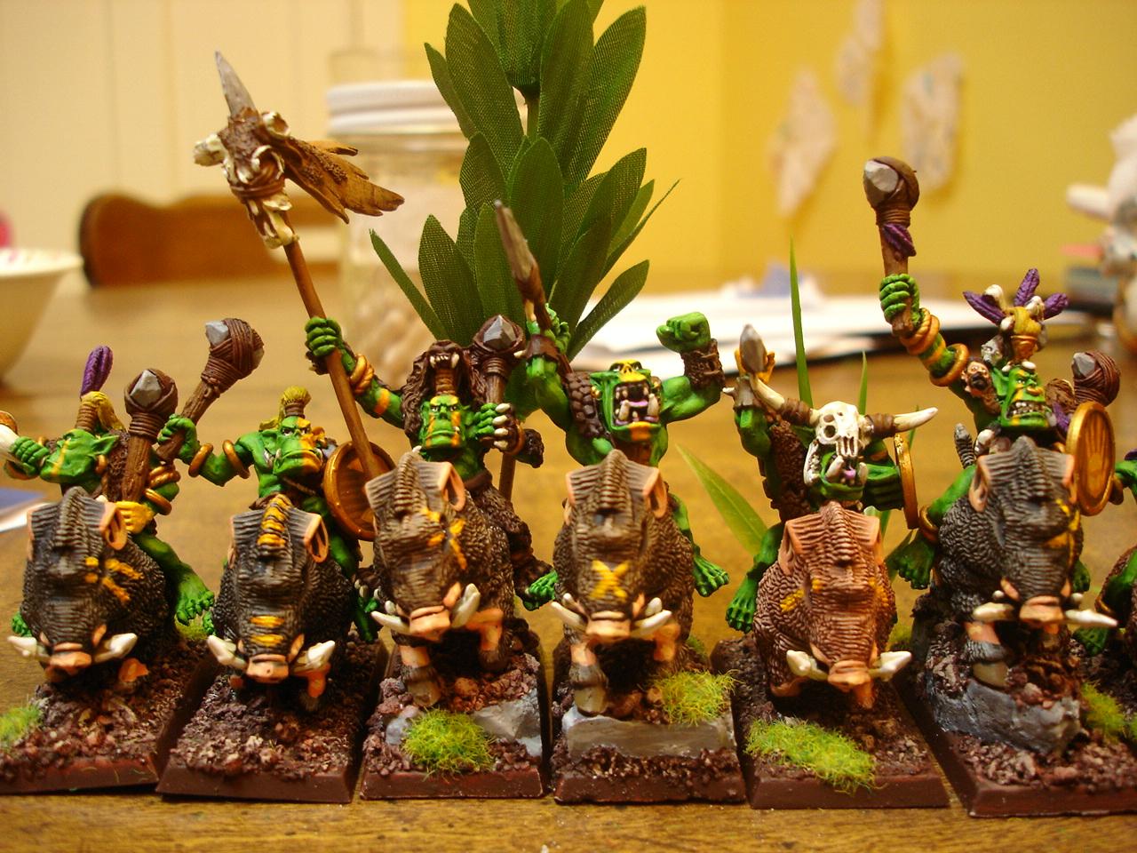 Orcs, Orcs And Goblins, Savage Orcs, Warhammer Fantasy - more boar