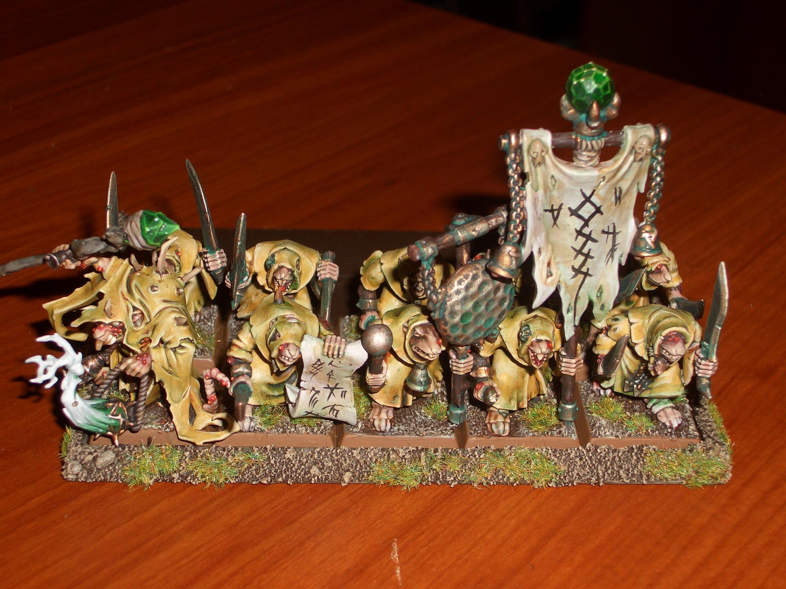 Plague Monks, Skaven, Warhammer Fantasy, Wfb - Plague Monks