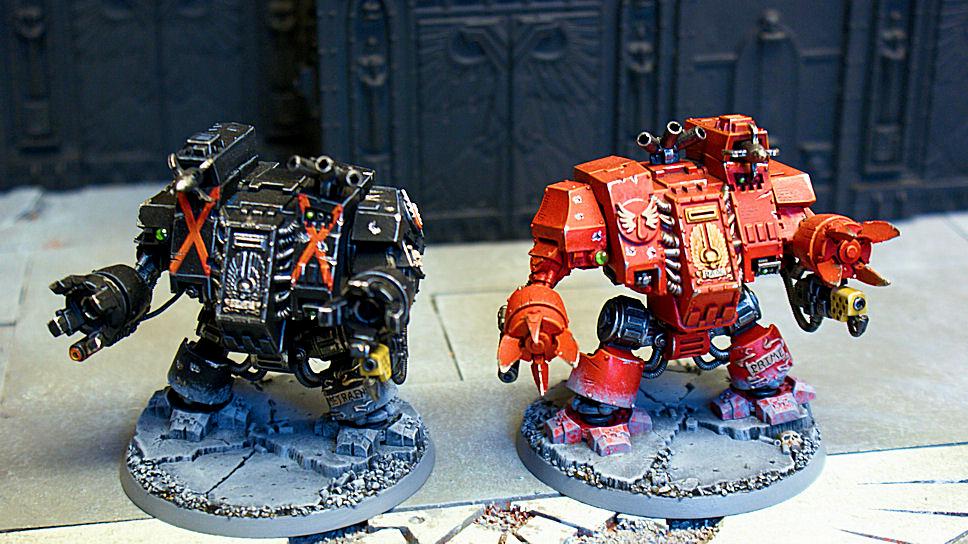 Warhammer 40k Army Space Marines Blood Angels Death Company Dreadnough –  Warzone Miniatures