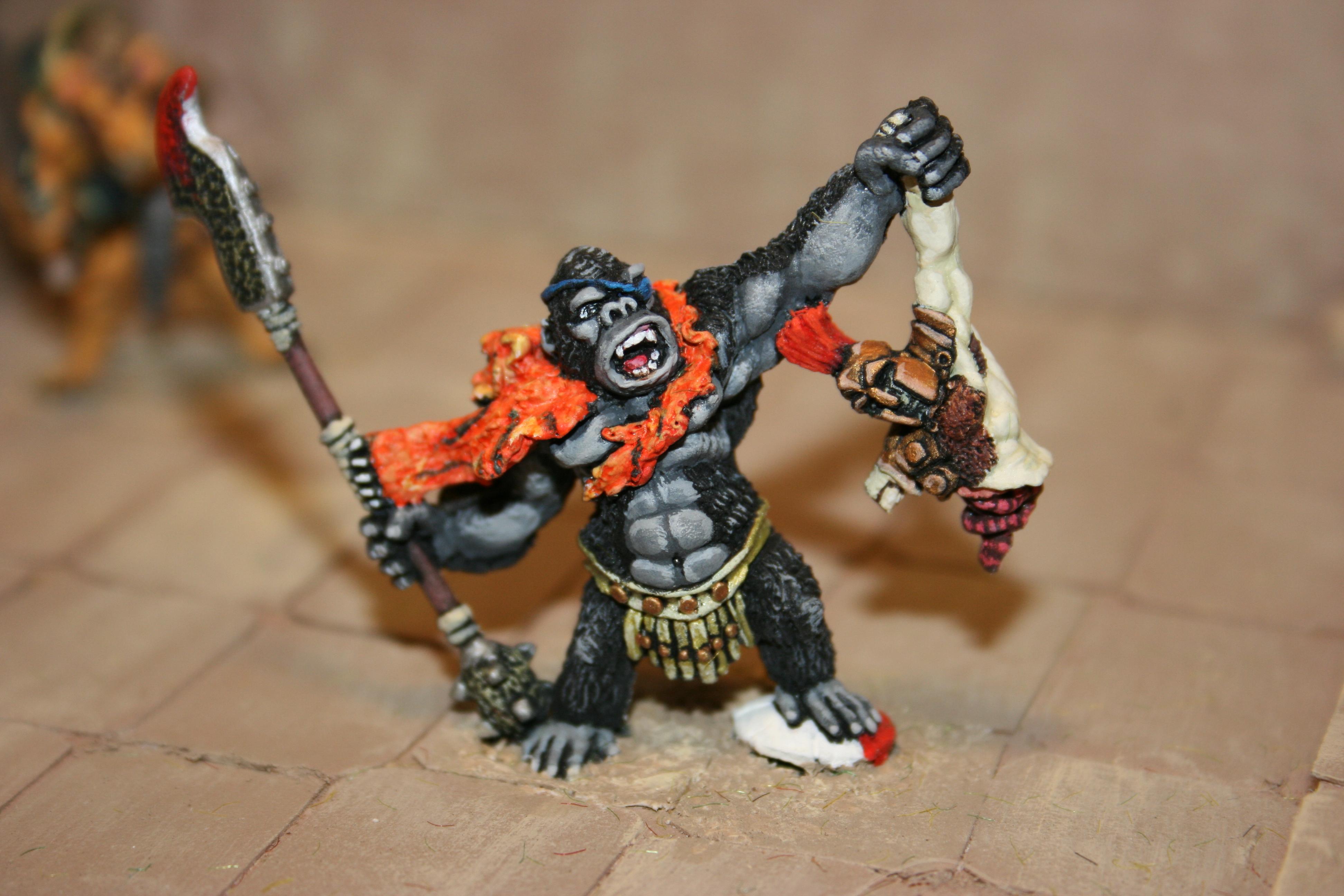 Babes, Booty, Chicks, Death, Gorilla, Hippo, King, Lord Tonga, Reaper  Miniatures, Sex, Shields, Space Marines, Spartan, Temple, Treasure, Trojan  - Lord Tonga presents the remains of General Aurelius to Hippolomus the  Hippo