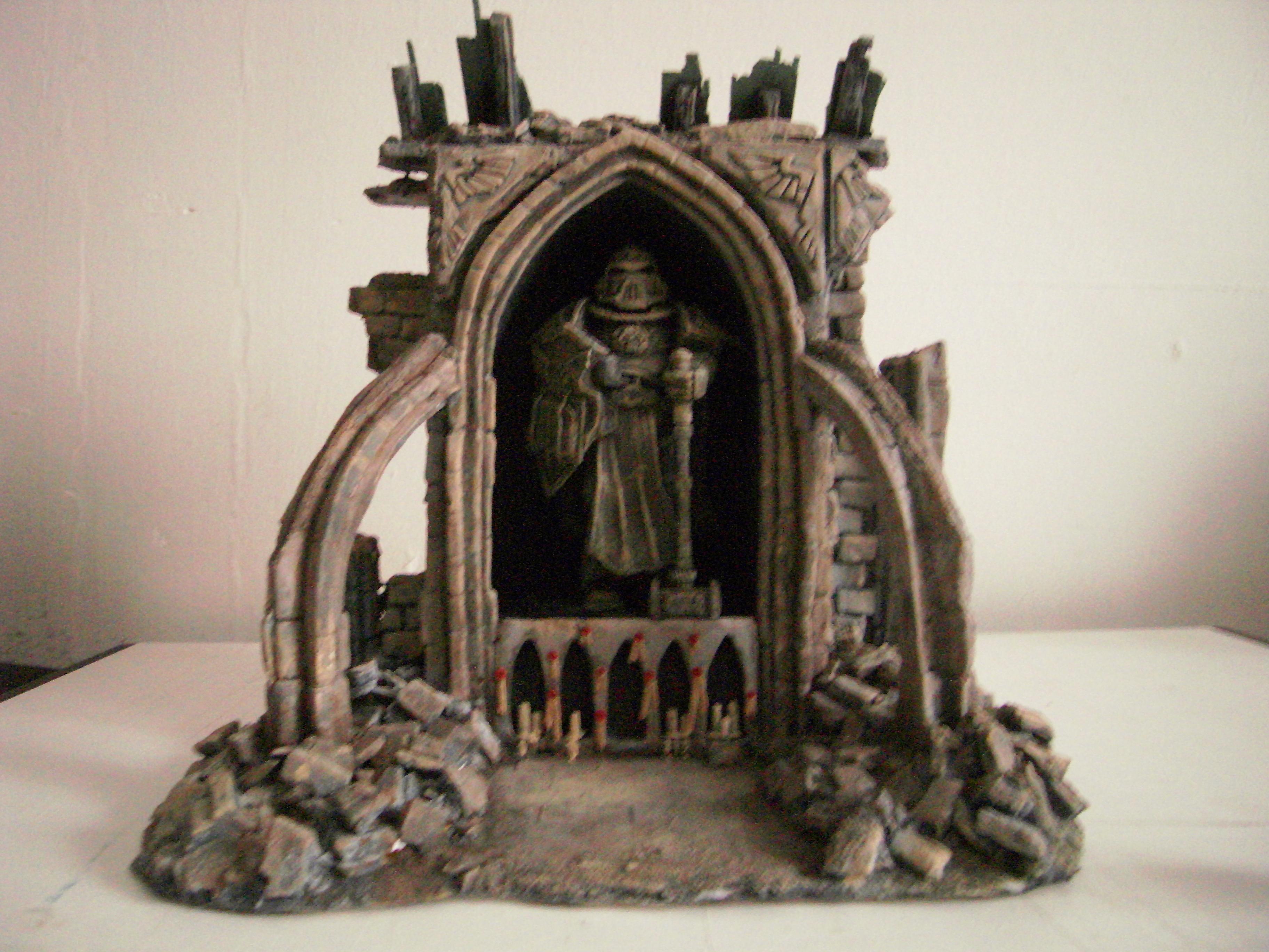 Cathedral, Ruin, Shrine, Space Marines, Statue, Terrain Cathedral, Ruin, Shrine, Space Marines, Statue, Terrain