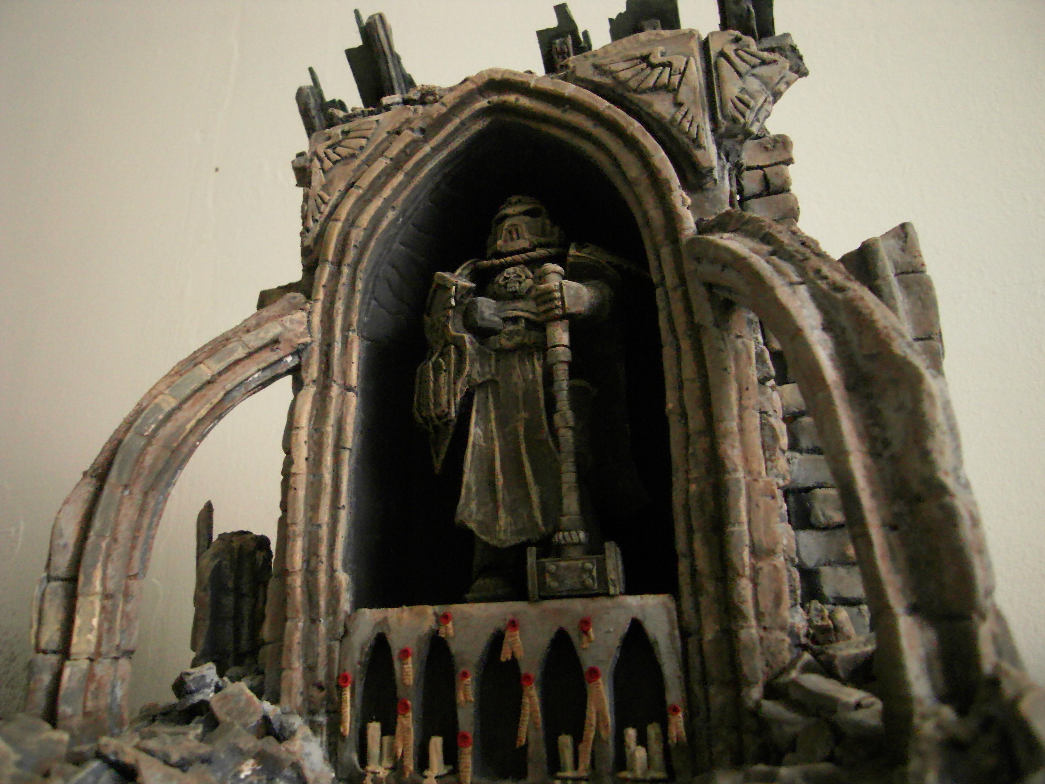 Cathedral, Ruin, Shrine, Space Marines, Statue, Terrain Cathedral, Ruin, Shrine, Space Marines, Statue, Terrain