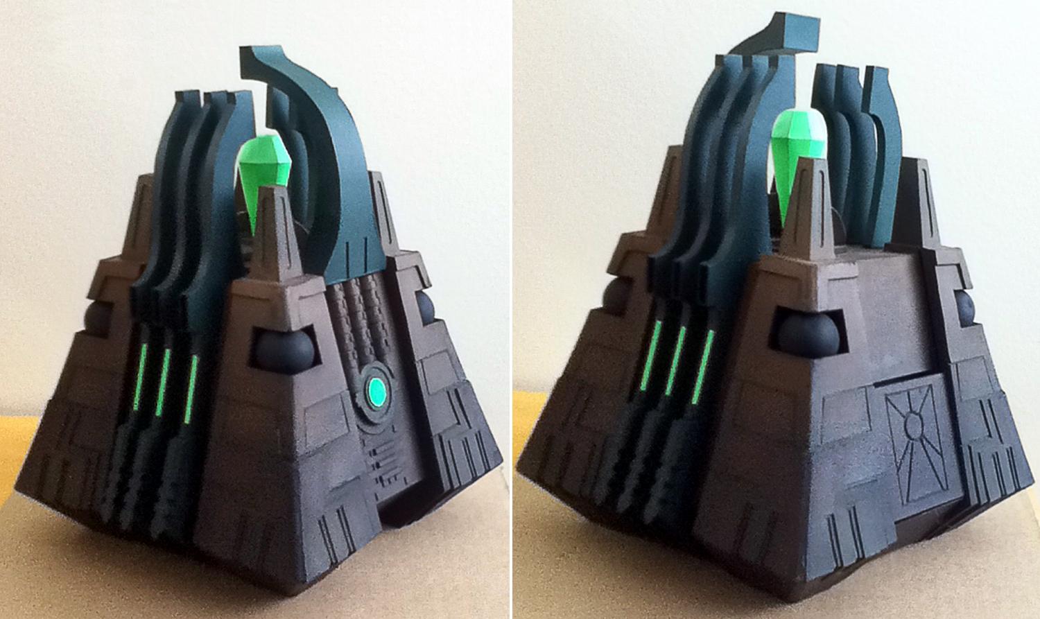 Monolith, Necrons, Paper, Scratch Build, Warhammer 40,000 - Necron Monolith  - Gallery - Dakkadakka | Roll The Dice To See If I'm Getting Drunk.