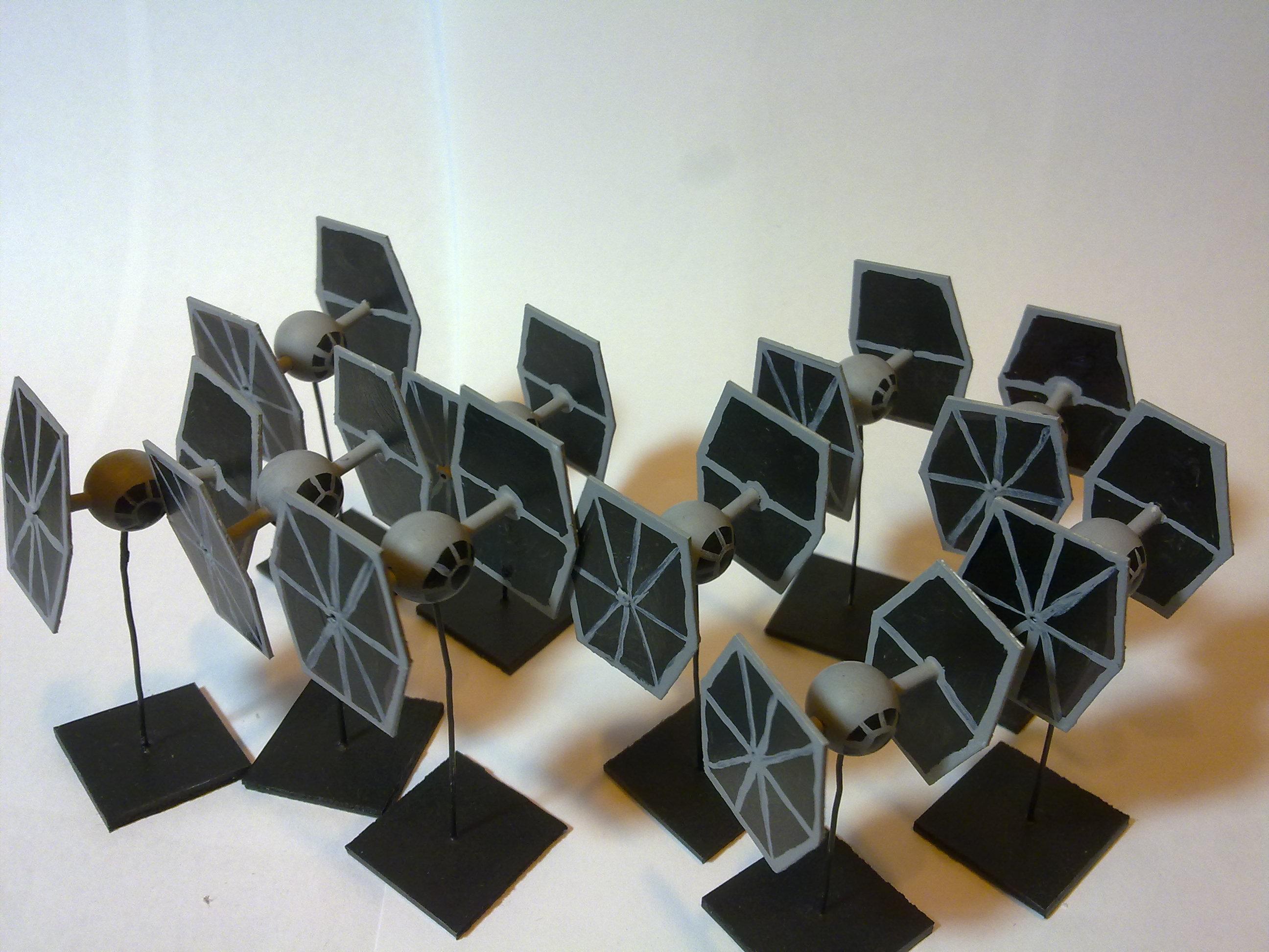 Scratch Build, Star Wars, Tie Fighters 