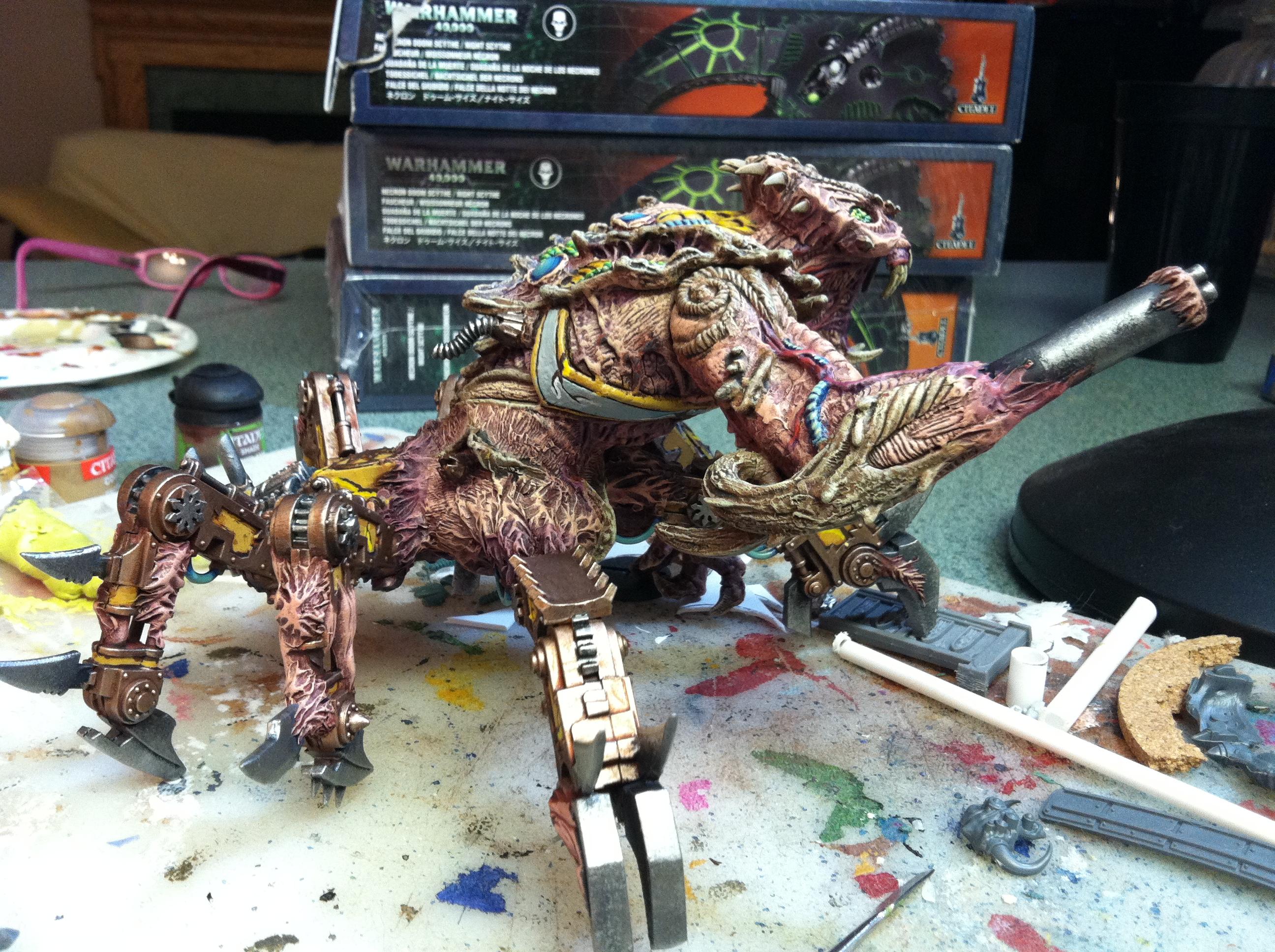 Chaos Space Marines Conversion Daemons Defiler Khorne Kit Bash Nurgle Slaanesh Soul Grinder Tzeentch Soul Grinder Conversion From Spawn Figure Gallery Dakkadakka Roll The Dice To See If