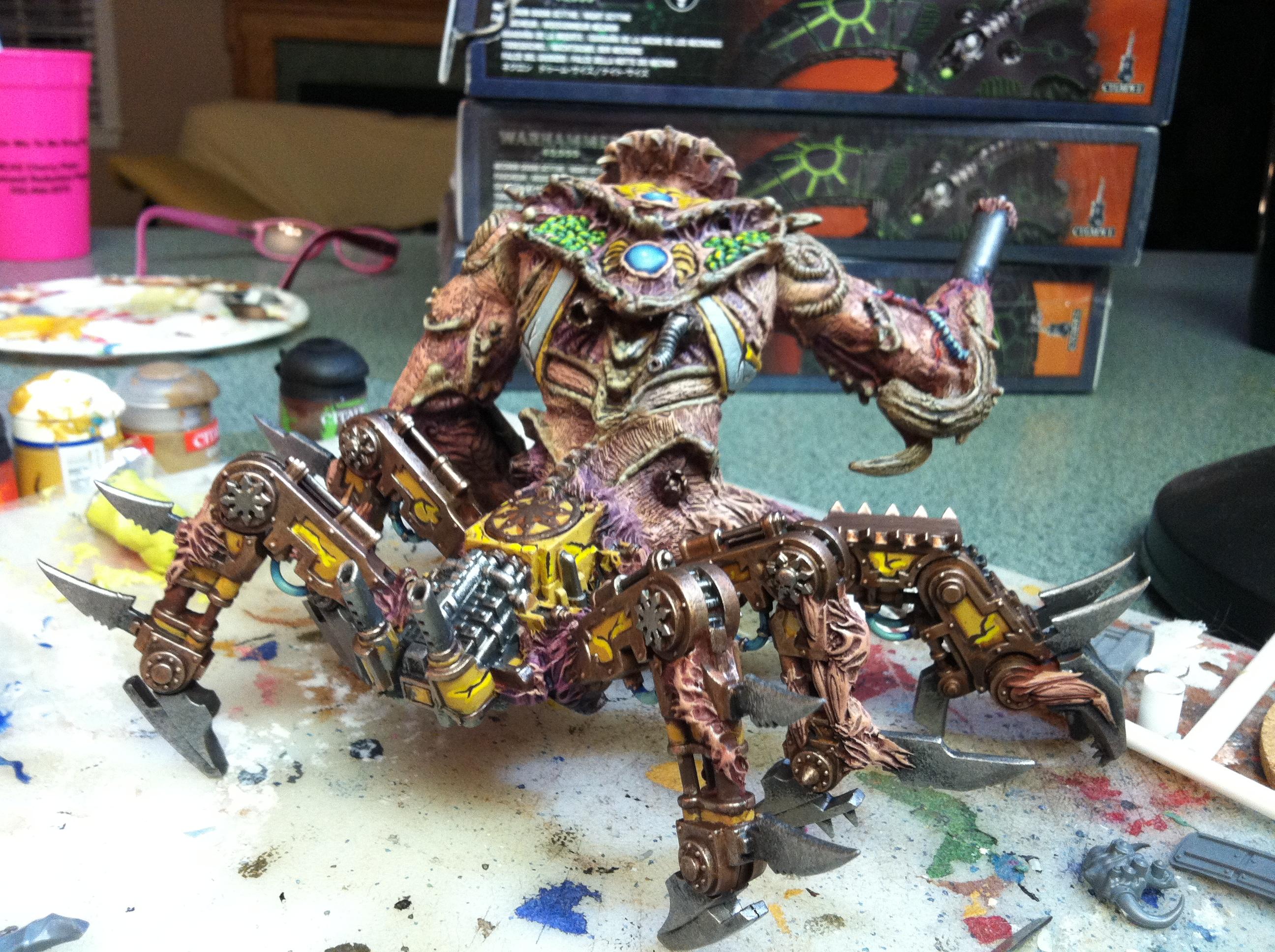 Chaos Space Marines Conversion Daemons Defiler Khorne Kit Bash Nurgle Slaanesh Soul Grinder Tzeentch Soul Grinder Conversion From Spawn Figure Gallery Dakkadakka Roll The Dice To See If
