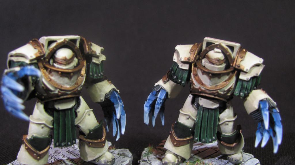 Cataphractii, Dark Angels, Deathwing, Lightning Claws, Space Marines,  Terminator Armor - Deathwing Cataphractii Lightning Claws - Gallery -  DakkaDakka | Roll the dice to see if I'm getting drunk.