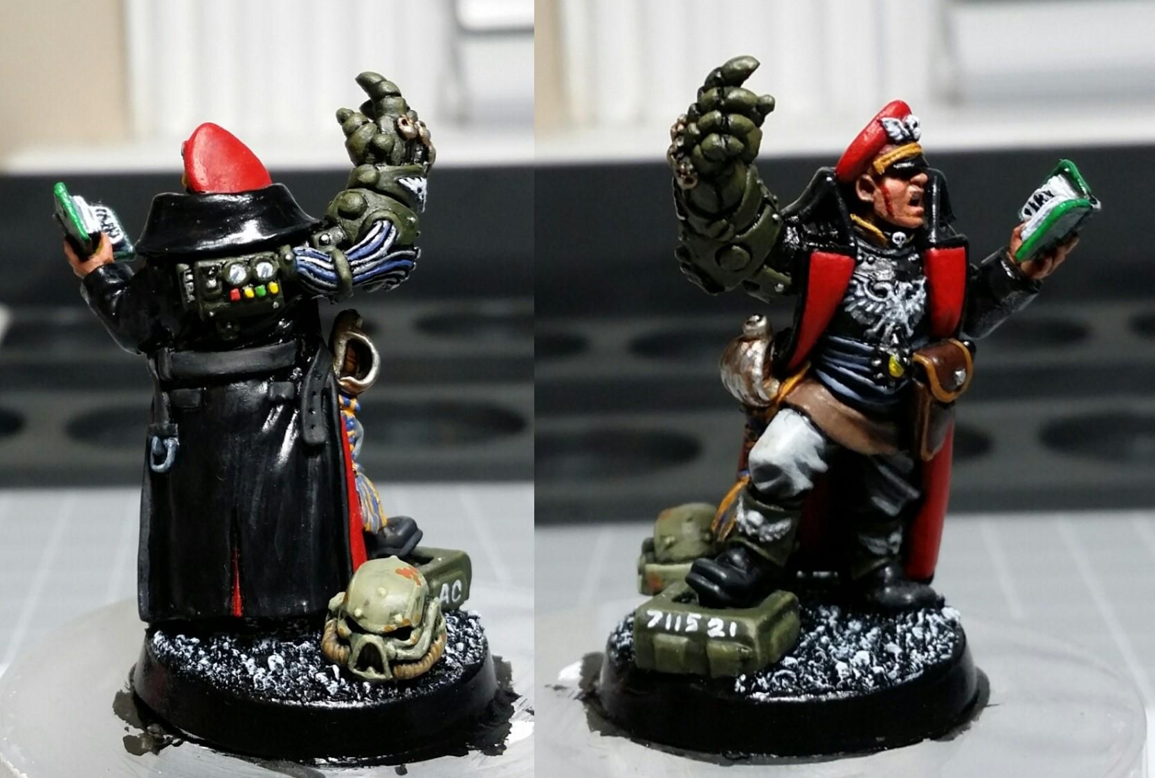Cadians, Commissar, Games Workshop, Imperial Guard, Power Fist 