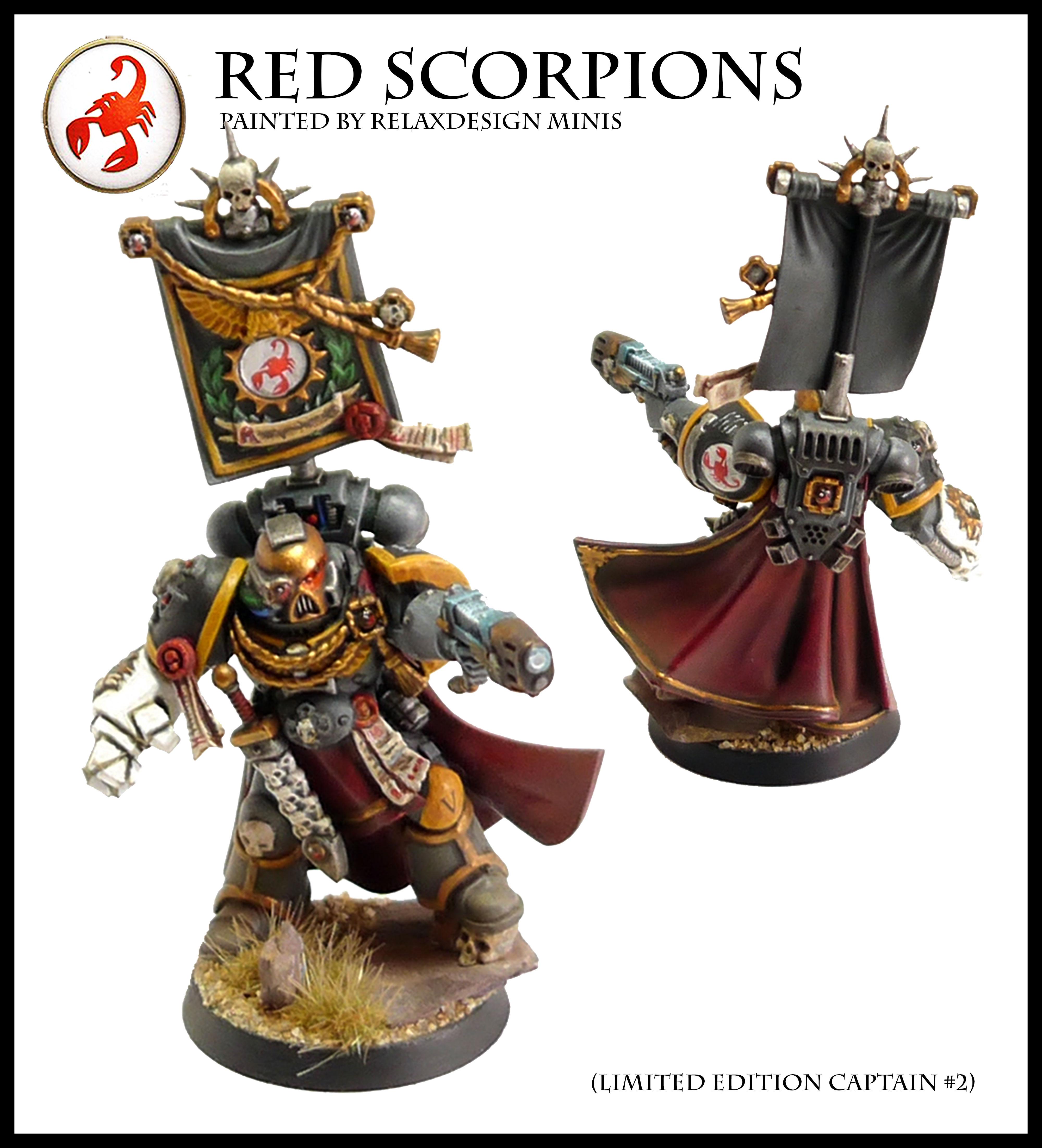 2, Captain, Commander, World, Games Workshop, Limited Edition, Red Scorpions, Space Marines, Warhammer 40,000, Warhammer Fantasy - Red Scorpions Fifth Company Commander - Gallery - DakkaDakka | Roll the dice to
