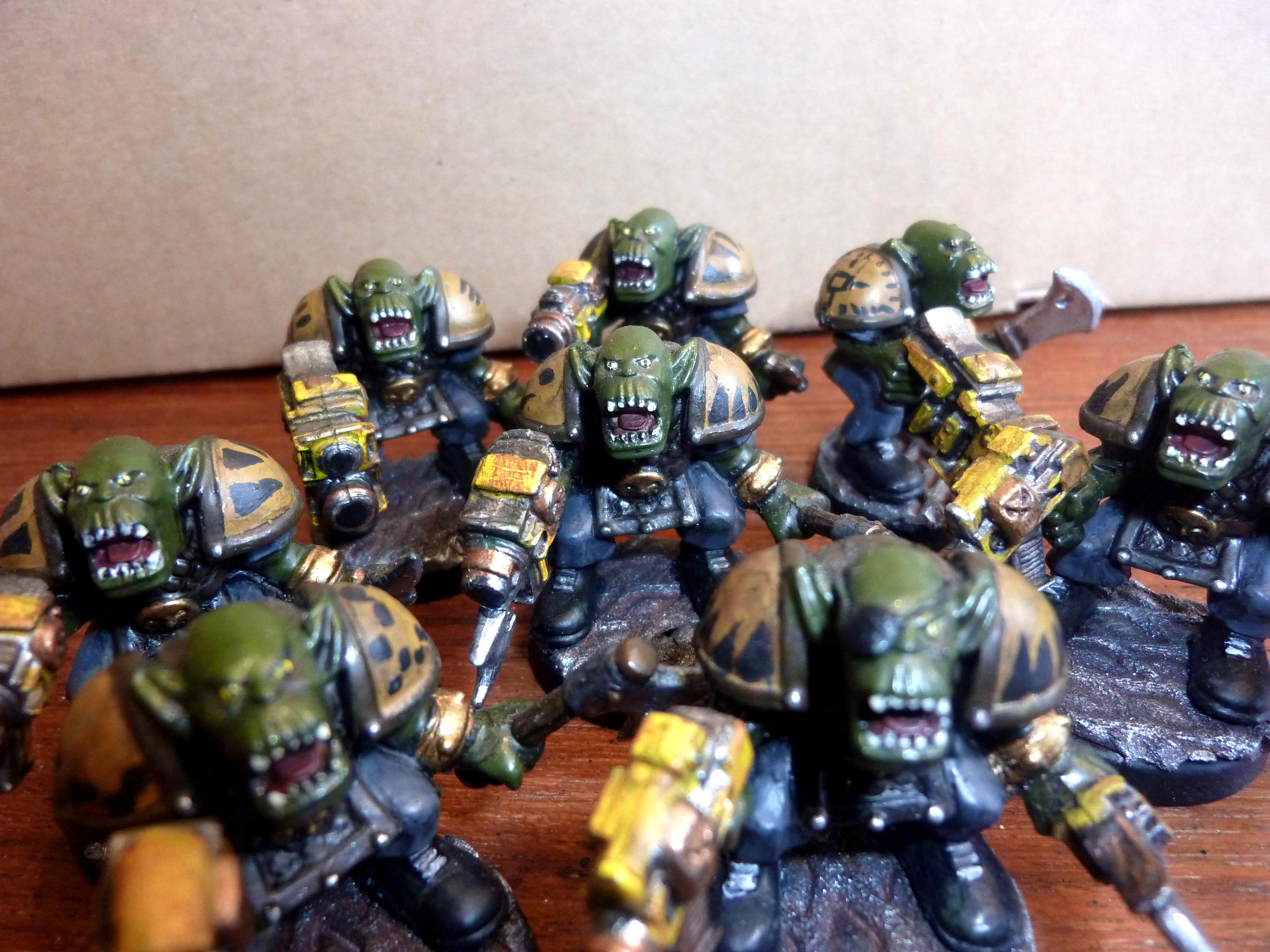 Space Ork Space Crusade Peint - Miniature Warhammer 40k W40K - Occasion Comme Photo