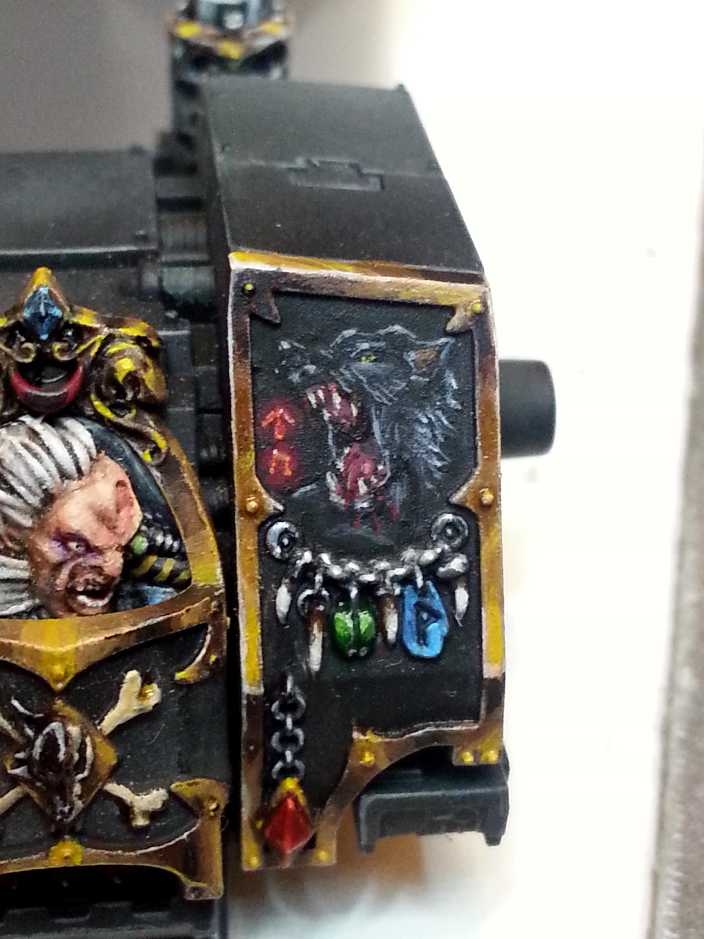 ウォーハンマー　塗装済み　Space Wolves - Murderfang Amazon.com: Murderfang Space Wolves Armies of the Imperium