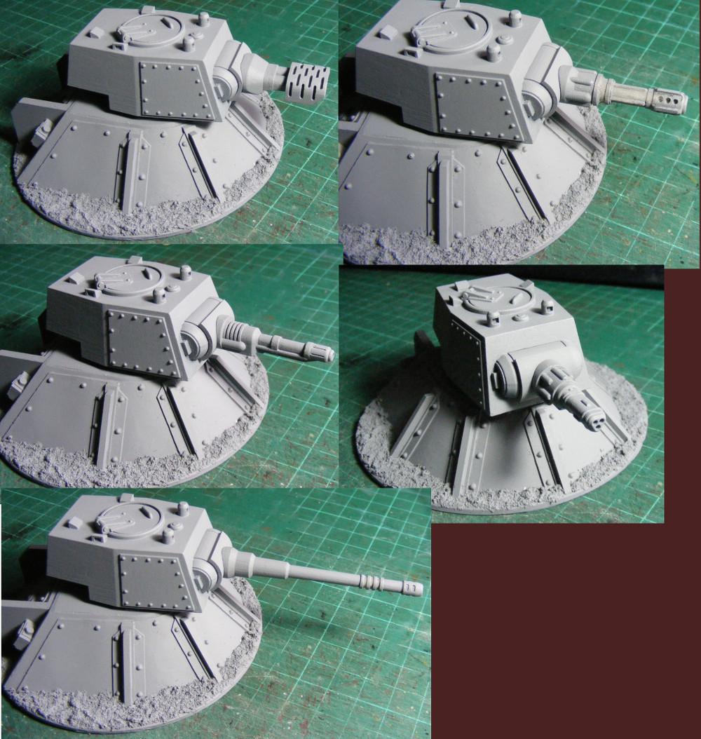 3d Printing Emplacemnt Imperial Guard Resin Scratch Build