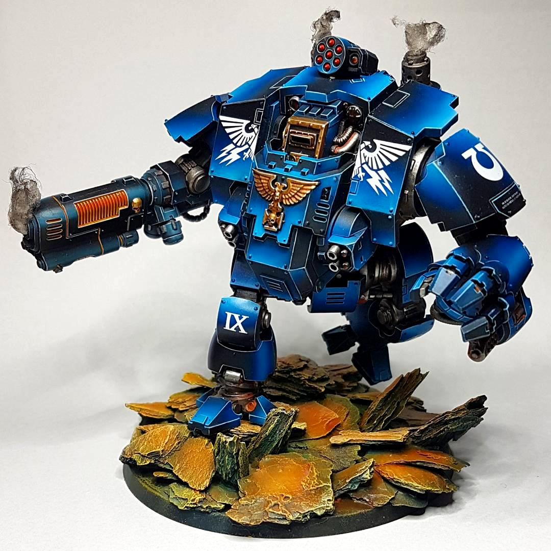 Painting A Warhammer 40k Dreadnought - How to Paint a Space Marine