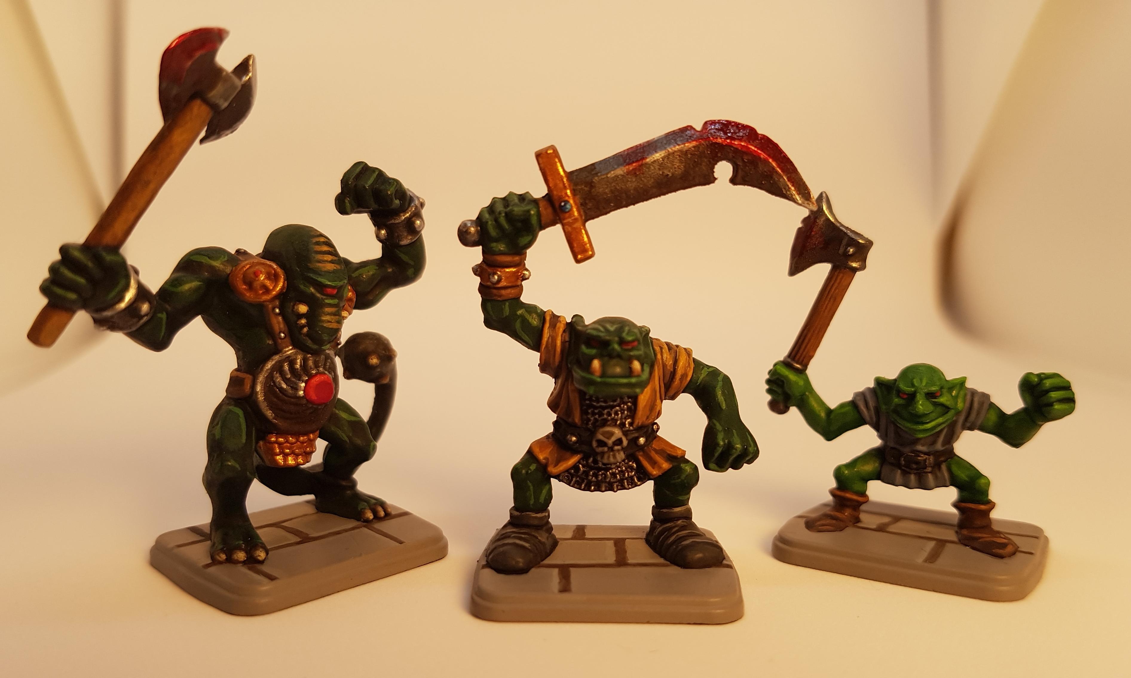 Heroquest Original Unpainted Orc Goblin Fimir Non Dipinti Hero - Foto 7