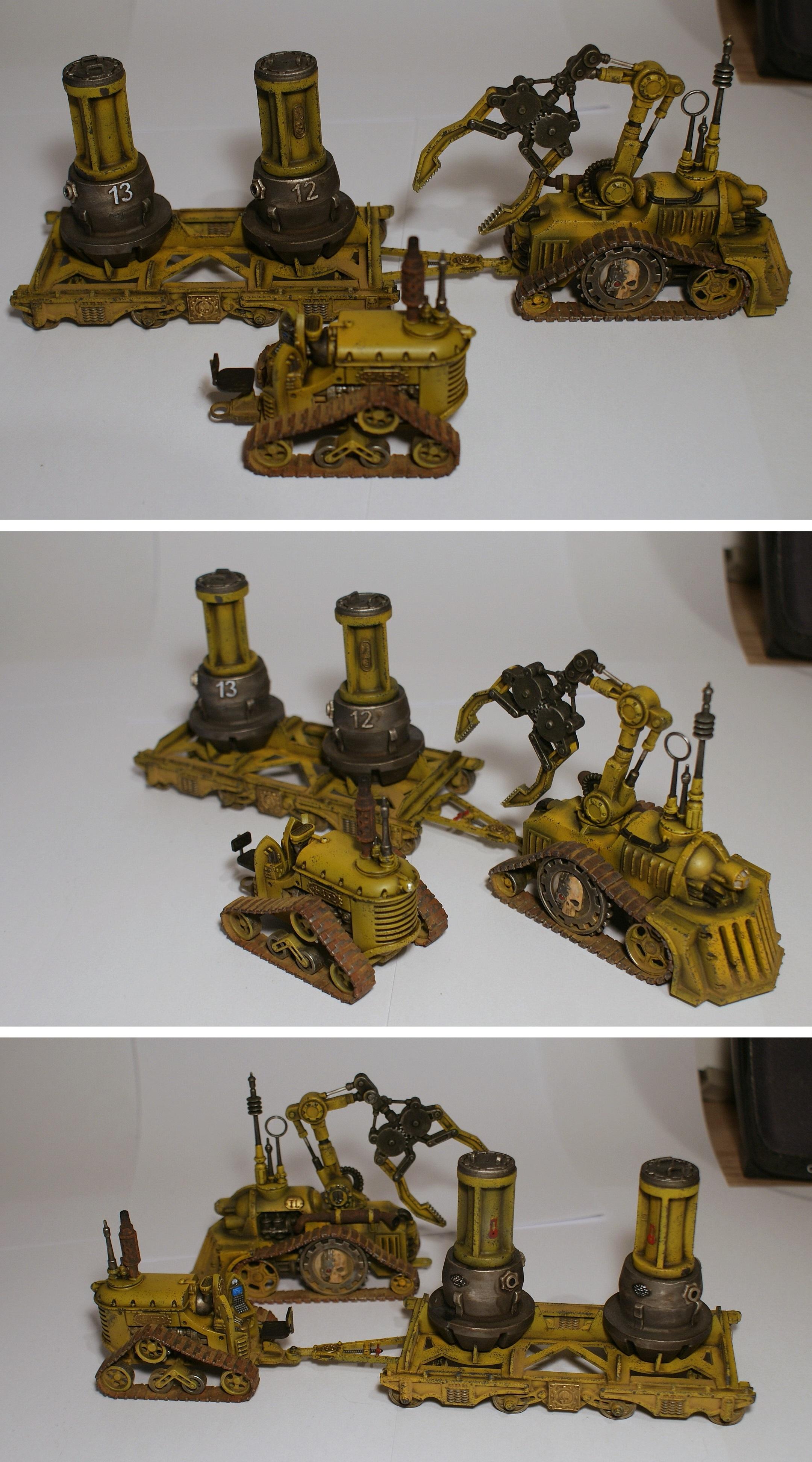 Industrial, Servohaulers, Terrain, Warhammer 40,000 - Galvanic 