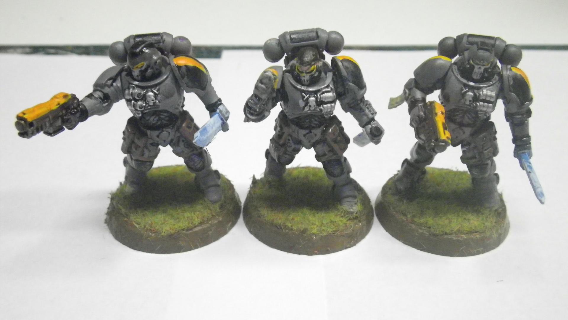 NOS 3 figures Easy to Build Primaris Space Marine Reivers Squad 40k