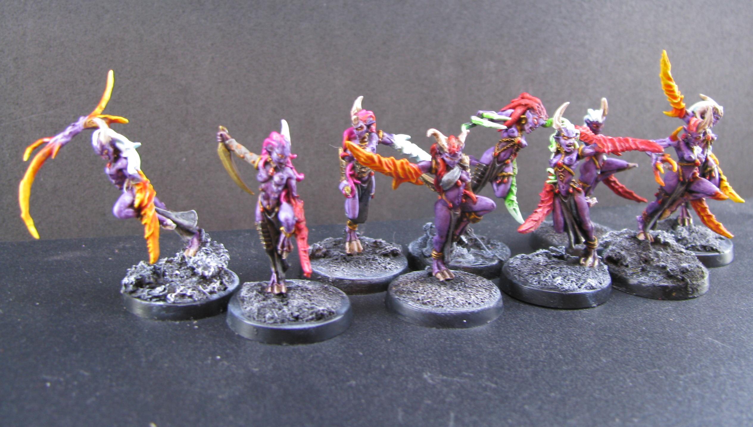 Warhammer 40K - 12 Démonettes De Slaanesh - Juan Diaz - Citadel - Peintes