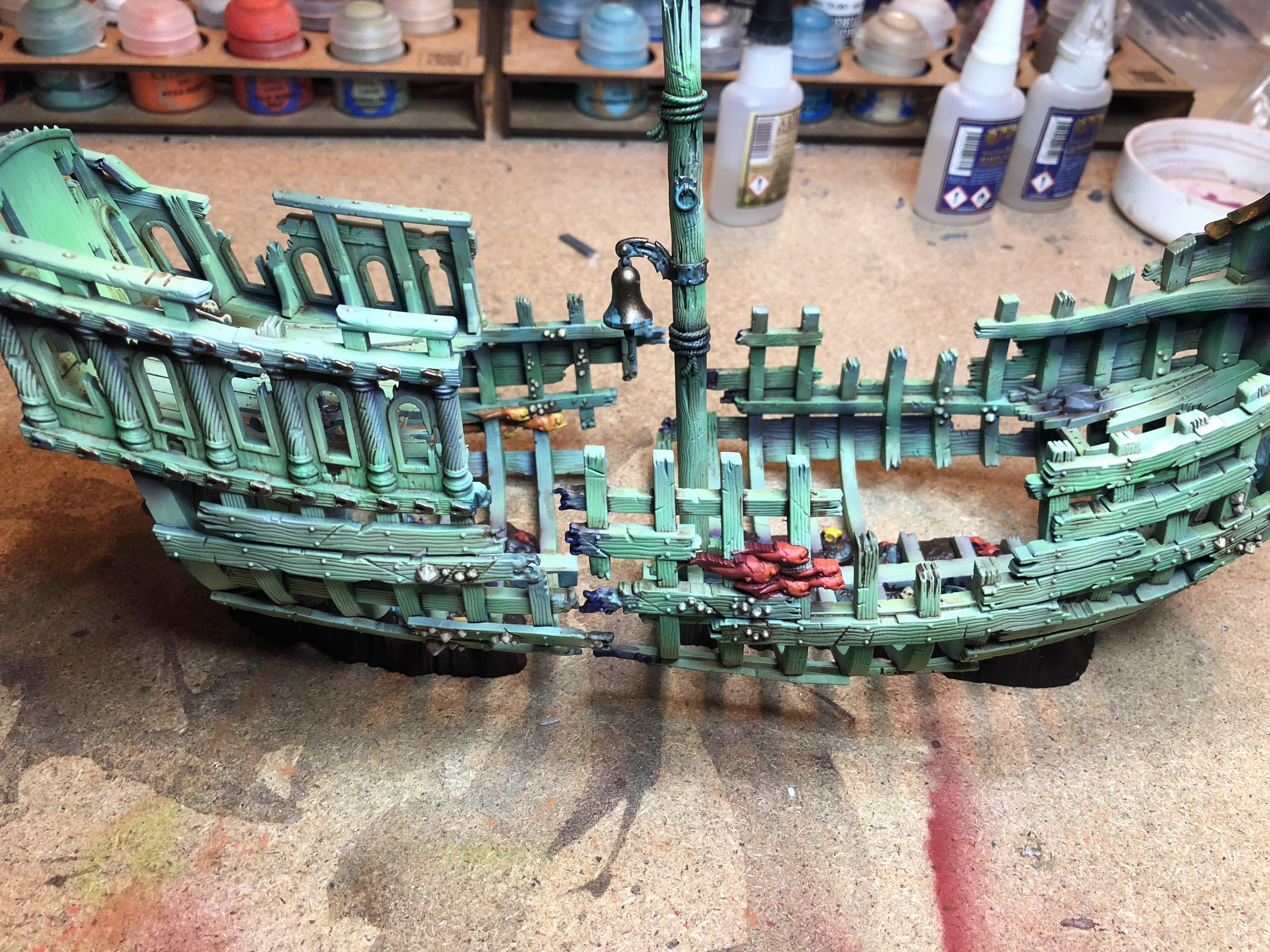 1x Etheric Vortex Gloomtide Shipwreck - Décors Warhammer AOS Idoneth Deepkin Plastique