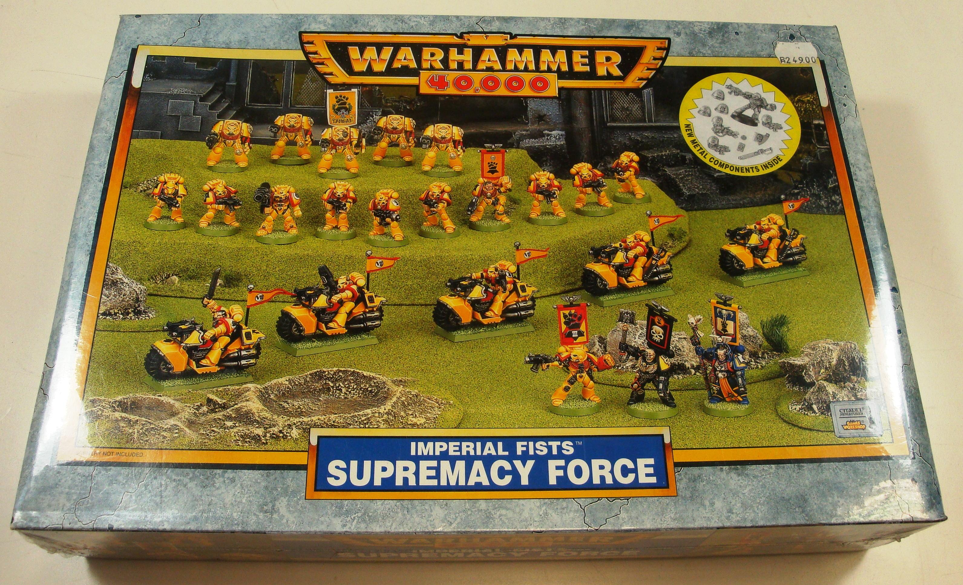 EPISTOLARY  PADS 2V SPACE MARINES CLASSIC METAL IMPERIAL FIST"S CHAMPION 