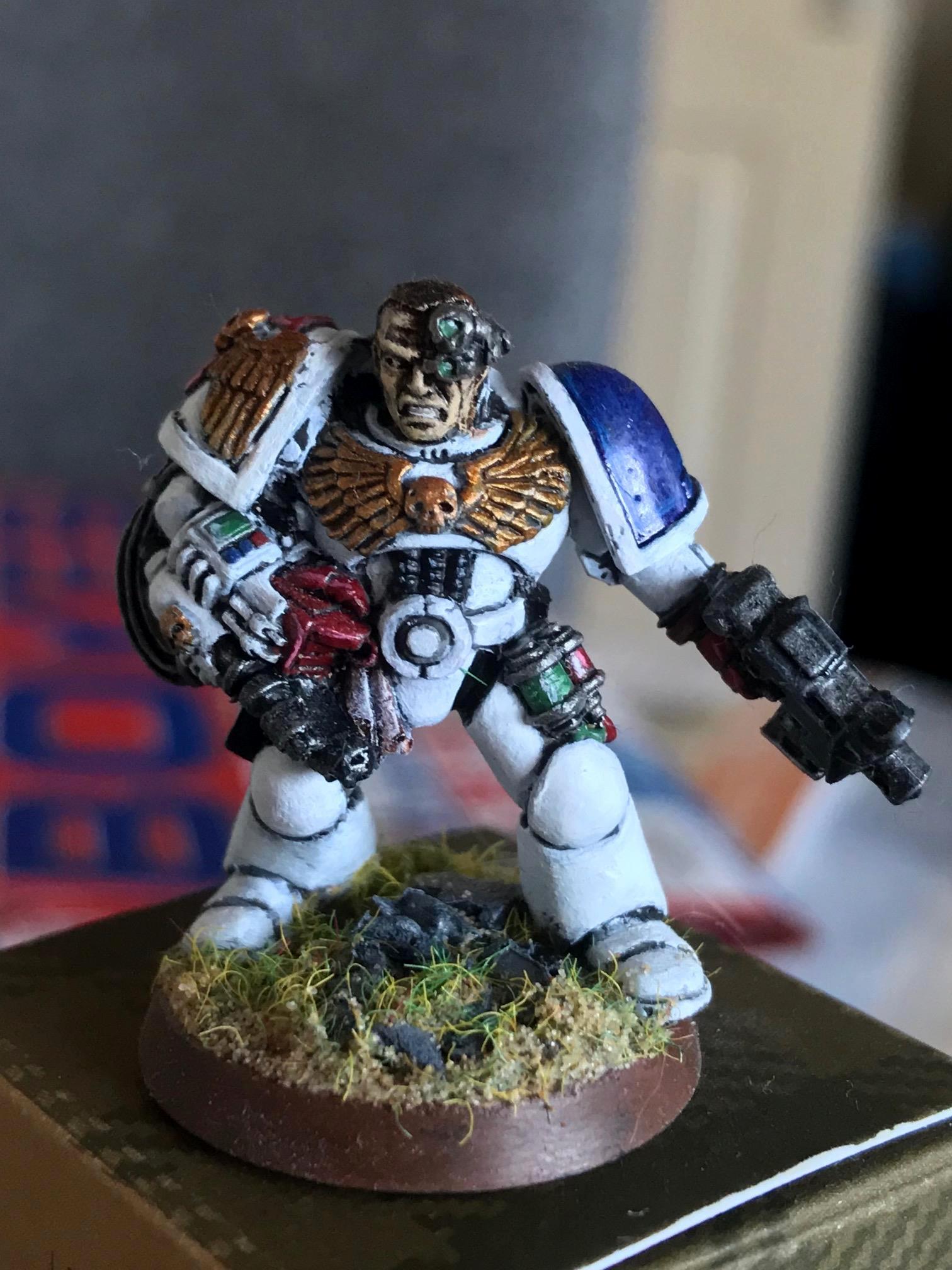 Apothecary, Crimson, Crimson Fists, Fists, Primaris, Space, Space Marines,  Terminator Armor, Warhammer 40,000 - Crimson Fists Apothecary [Old Model] -  Gallery - DakkaDakka | Roll the dice to see if Im getting drunk.