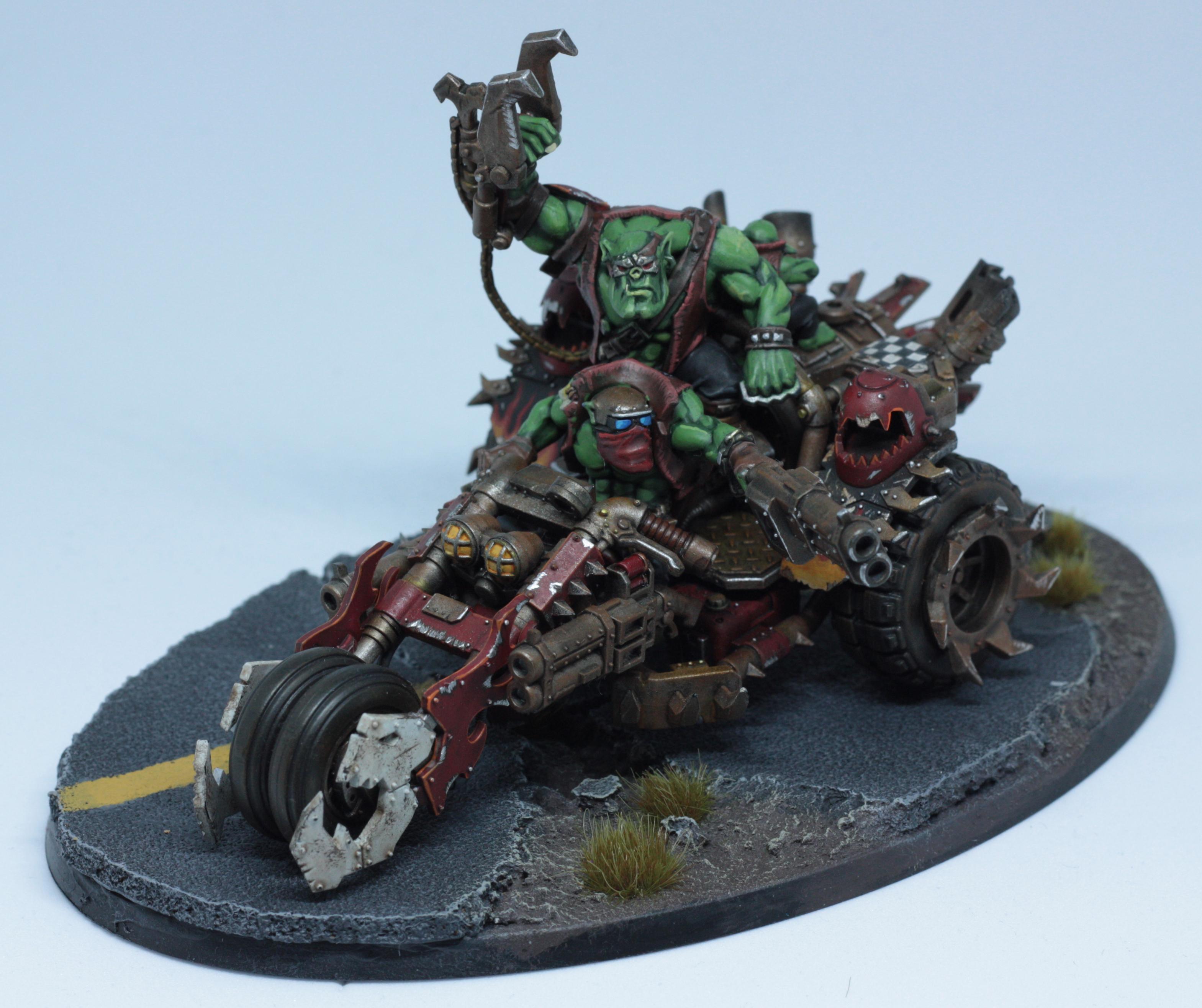 Boss, Deffkilla Wartrike, Evil Sunz, Headquarters, Orks Boss, Deffkilla Wartrike, Evil Sunz, Headquarters, Orks