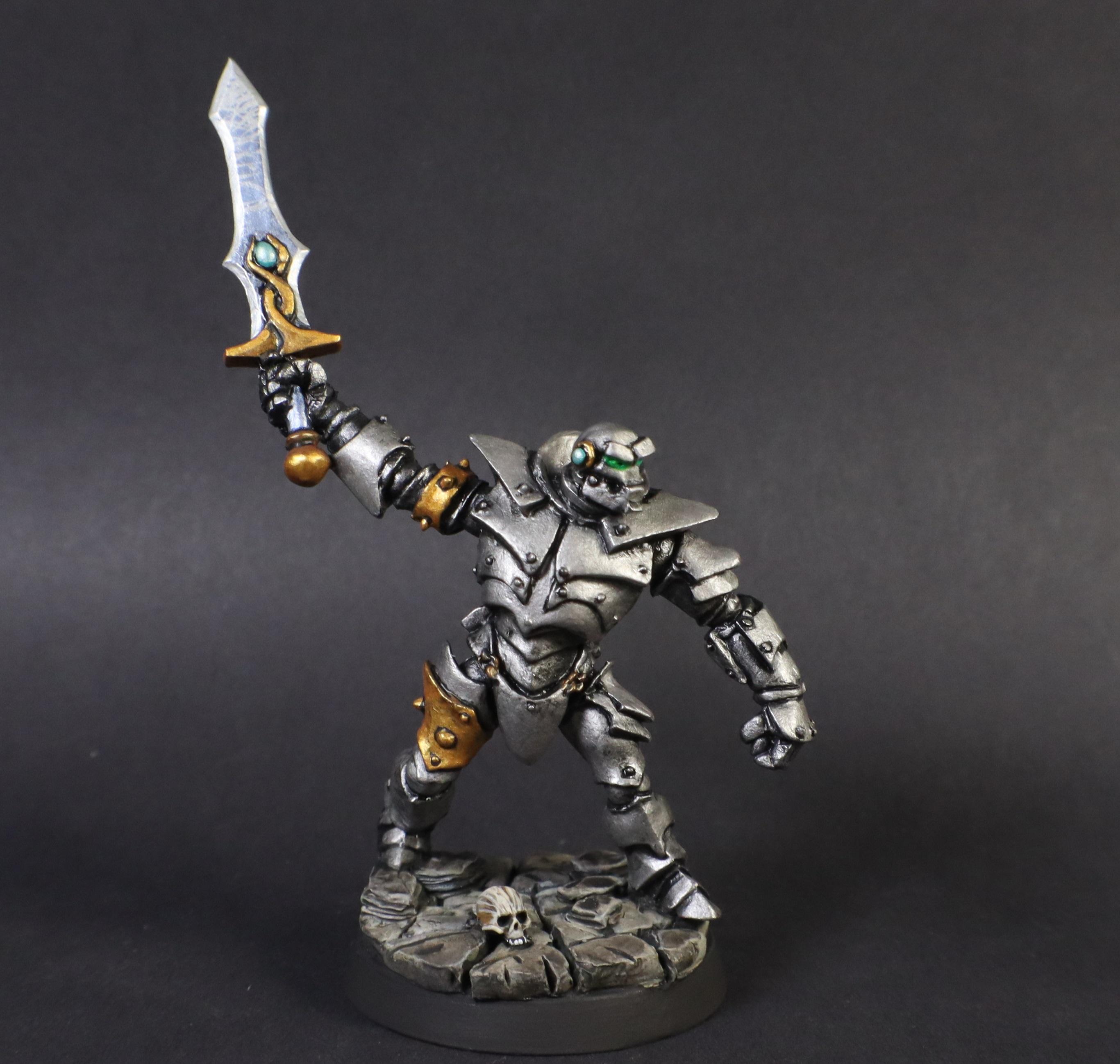 Golem Guard Miniature Dungeons and Dragons Mini RPG Tabletop