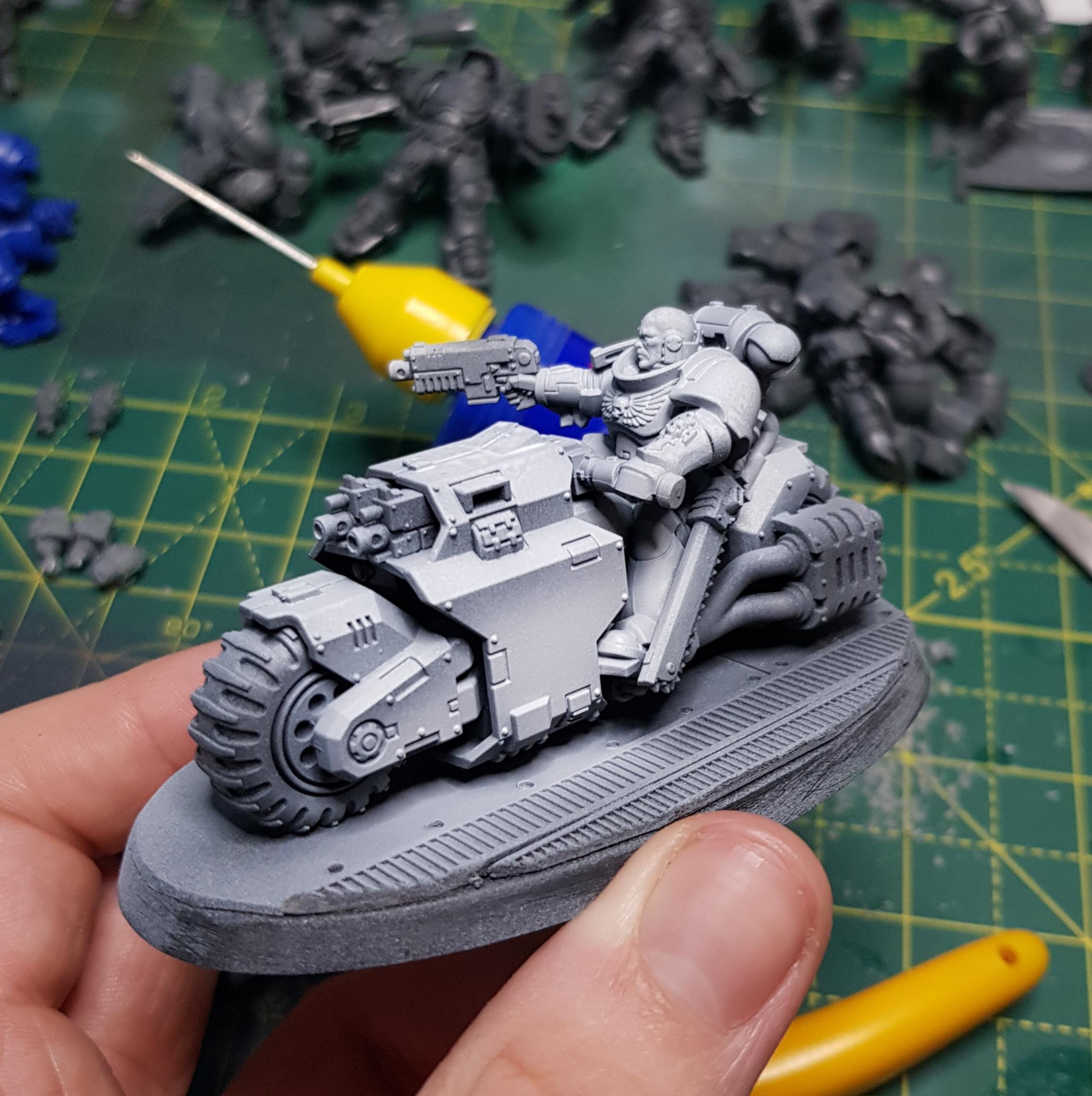 Warhammer 40k - Primaris Space Marines Outriders Indomitus X3 - Foto 9