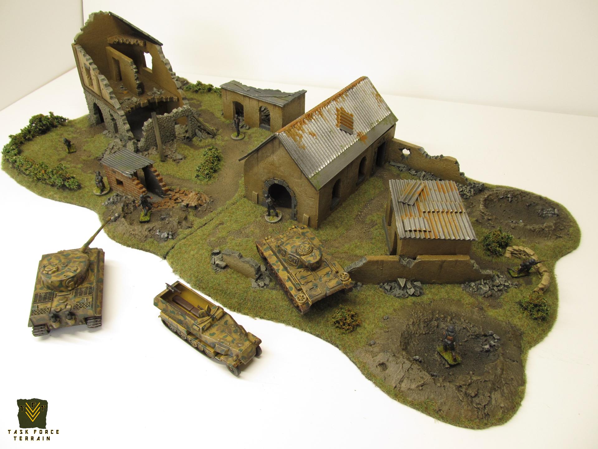20mm, Buildings, Terrain, Wargames Terrain, World War 2