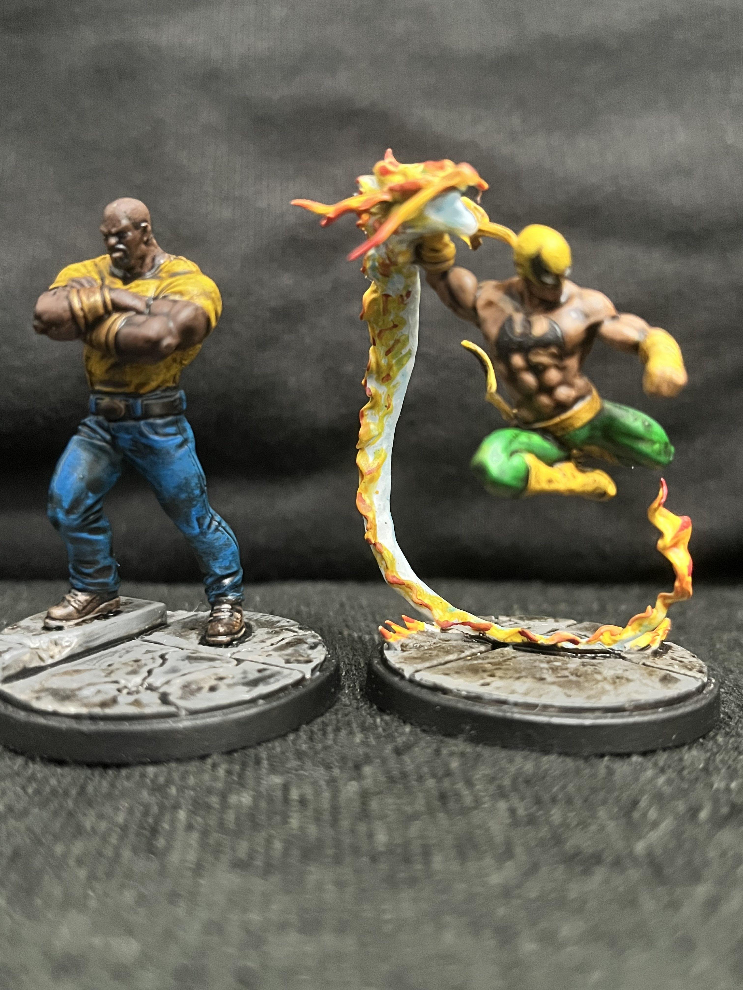 Heroes For Hire Iron Fist & Luke Cage Perler Beads