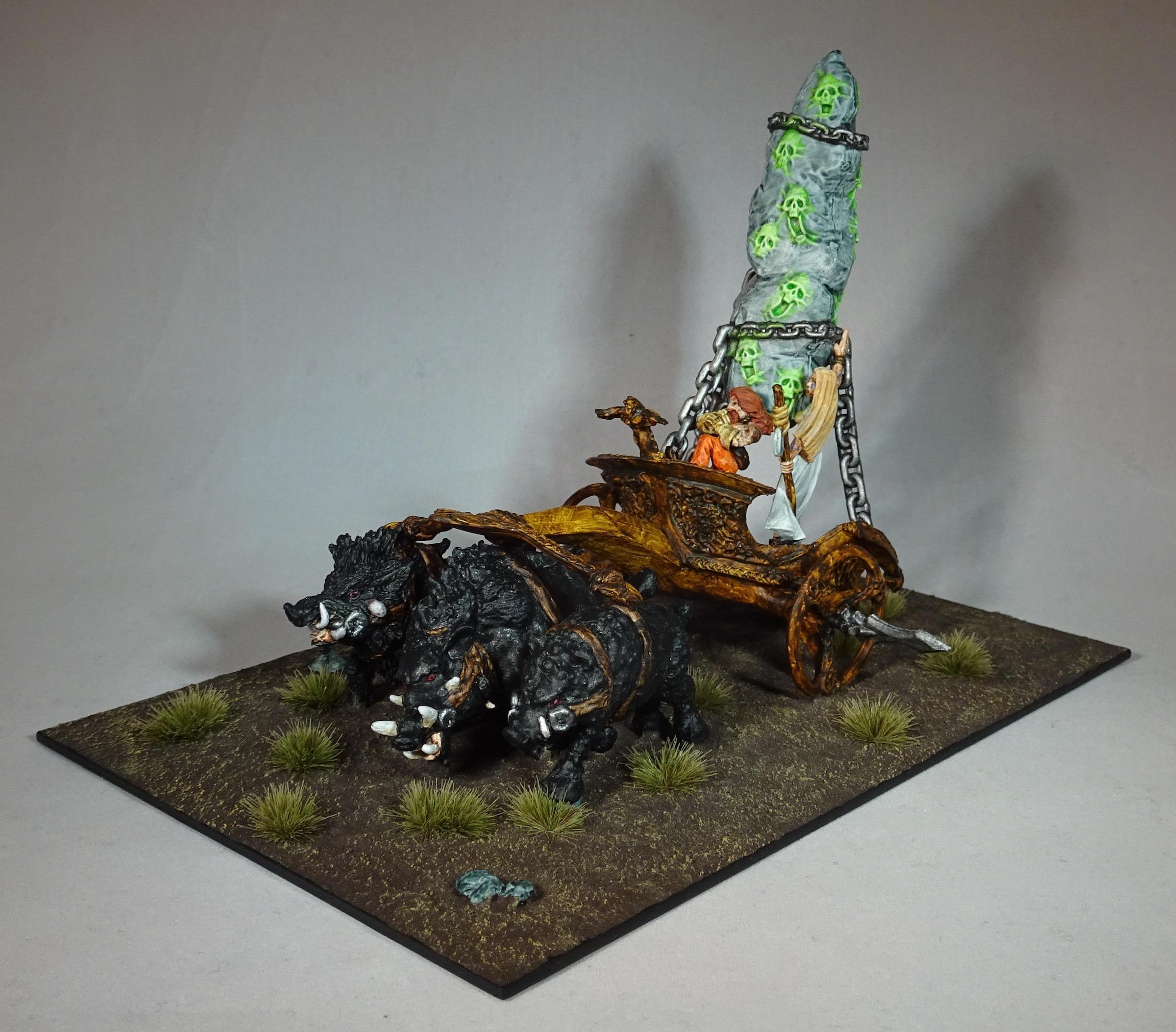 Albion, Celt, Citadel Orc Boar Rider, Heresy Miniatures Kaylee